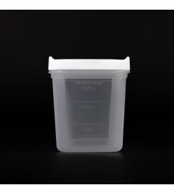 Емкость для сыпучих продуктов "Лайн" 1,0 л (белый) М9001