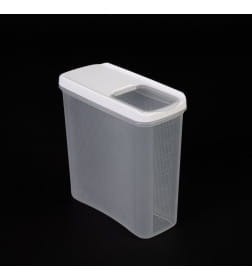 Емкость для сыпучих продуктов "Лайн" 2,0 л (белый) М9005