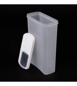 Емкость для сыпучих продуктов "Лайн" 3,0 л (белый) М9007