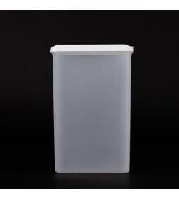 Емкость для сыпучих продуктов "Лайн" 3,0 л (белый) М9007