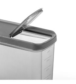 Емкость для сыпучих продуктов "Лайн" 1,5л (графитовый) М9004