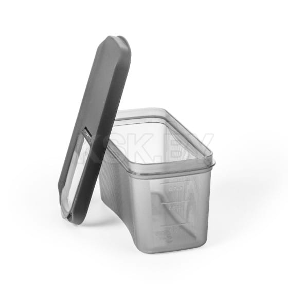 Емкость для сыпучих продуктов "Лайн" 1,0л (графитовый) М9002 (М9002) 