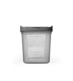 Емкость для сыпучих продуктов "Лайн" 1,0л (графитовый) М9002