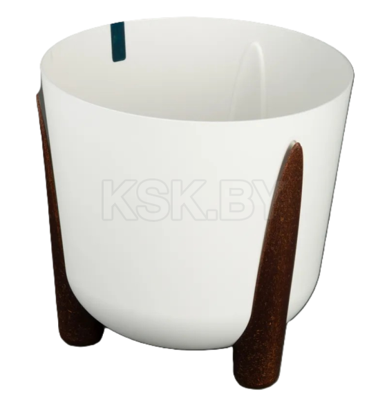 Кашпо на ножках "Жардин" 9,0 л (с дренажной вставкой) (белый) М9125 (М9125) 
