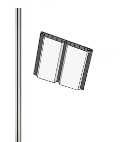 Рейка ПВХ декоративная Санторини 8х125х3000мм ±5мм