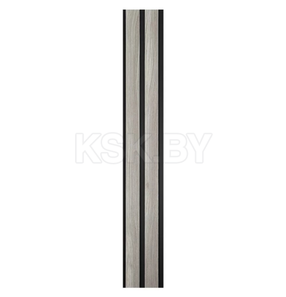 Рейка ПВХ декоративная Ривьера грей 8х125х3000мм ±5мм
