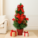 Елка с украшениями  K68-121006 (красными) 35 см, K68-121006 (K68-121006) 