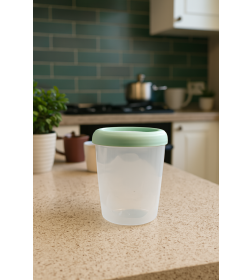 Ёмкость для продуктов с завинчивающейся крышкой 1,4 л, серо-зелёный Twist