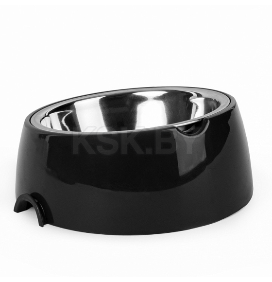 Лего-миска для животных 0,3л (с металлической чашей) ALTA (графитовый) М9154 (М9154) 