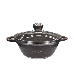 Набор кухонной посуды из алюминия (32 см/28 см/24 см/20 см, низк. 28см ) DomiNado TW-10 микс