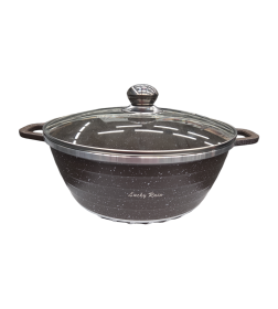 Набор кухонной посуды из алюминия (32 см/28 см/24 см/20 см, низк. 28см ) DomiNado TW-10 микс