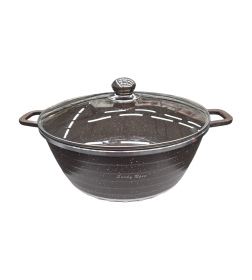 Набор кухонной посуды из алюминия (32 см/28 см/24 см/20 см, низк. 28см ) DomiNado TW-10 микс