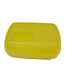 Мыльница (прозрачная) (цвет - прозрачно-желтый)