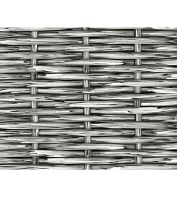 Ротанг искусственный  МАрт С-6-450-Ч с профиль 6 мм Березка