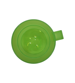 Кружка 350 мл пластиковая, прозрачно-салатовый Технопластик