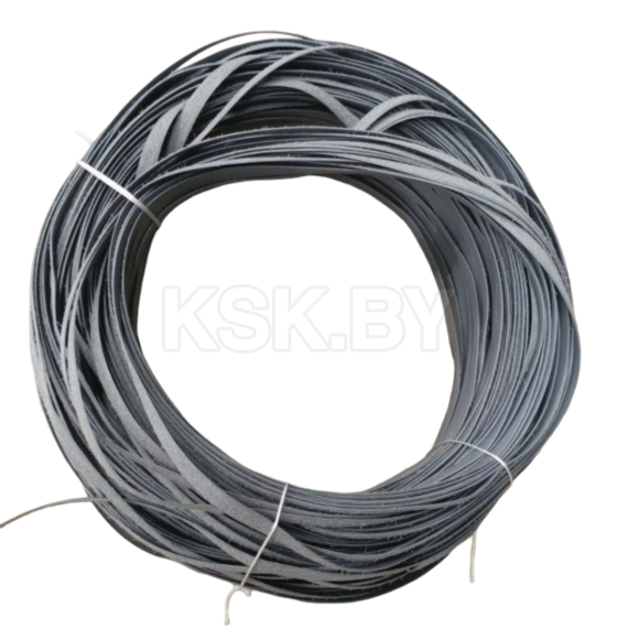 Ротанг искусственный  МЛ 9-9101-Ш лента 9 мм Темно-серый шлиф
