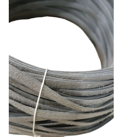 Ротанг искусственный  МЛ 9-9101-Ш лента 9 мм Темно-серый шлиф