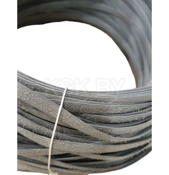 Ротанг искусственный  МЛ 9-9101-Ш лента 9 мм Темно-серый шлиф