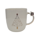Кружка керамическая "Новогодняя" 360 мл/9*9 см (B408-T3728) МИКС (B408-T372) 