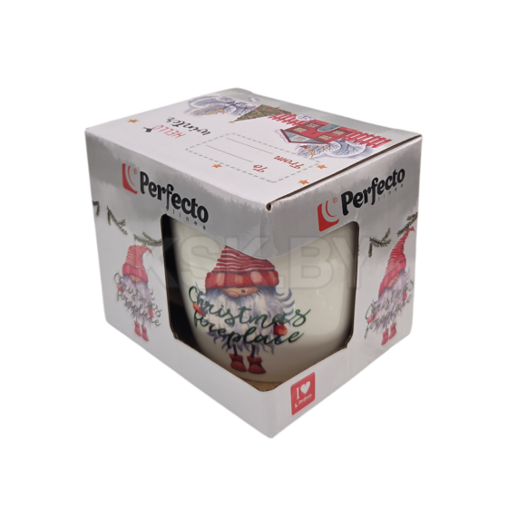 Кружка керамическая, в кор., 360 мл., Winter Time-1, PERFECTO LINEA (30-062621) 