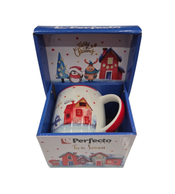 Кружка керамическая, в кор., 360 мл., Golden Wishes-1, PERFECTO LINEA