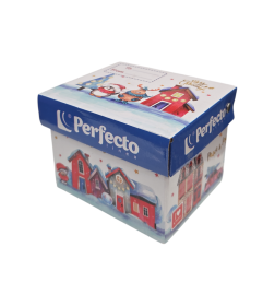 Кружка керамическая, в кор., 360 мл., Golden Wishes-4, PERFECTO LINEA