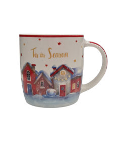 Кружка керамическая, в кор., 360 мл., Golden Wishes-2, PERFECTO LINEA