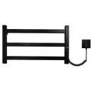 Полотенцесушитель с электрическим элементом, тип: Е2.L.50x30.P3(П) Pro-line.Timer.Муар Black