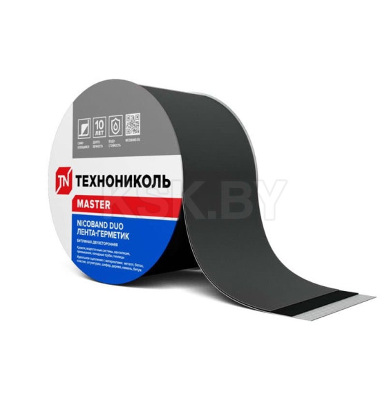 Лента-герметик NICOBAND DUO двухсторонний 10м х 10см