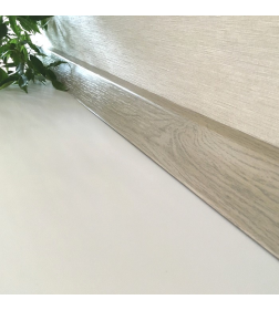 Плинтус ПВХ напольный 67мм со съемной панелью LL008 Дуб Кантри серый 2,2 м