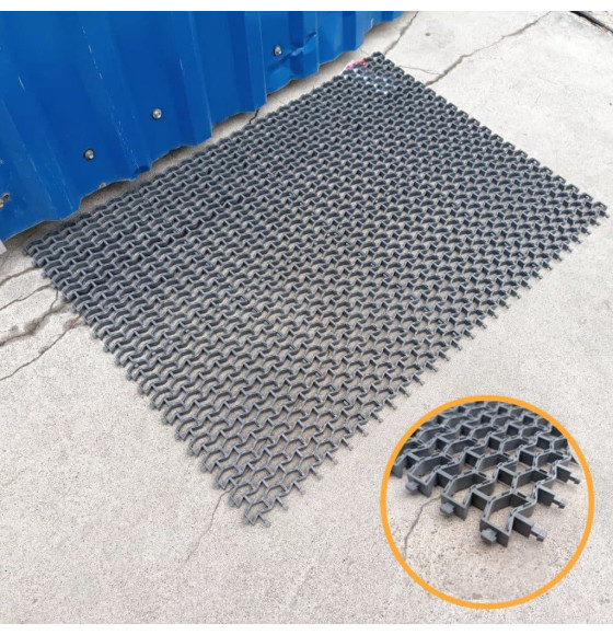 Модуль ковровый "Пила" 0,82х0,58 м. графит