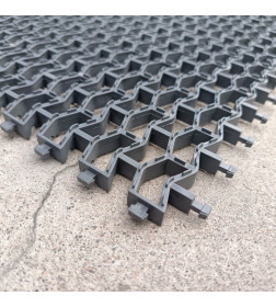 Модуль ковровый "Пила" 0,82х0,58 м. графит