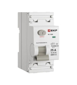 Дифференциальный автомат (УЗО) ВД-100N 2P 25А 30мА тип AC эл-мех 6кА EKF PROxima