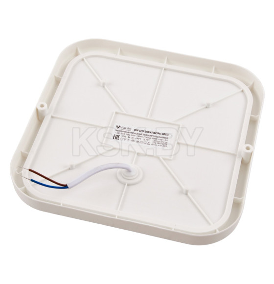 Накладной cветодиодный светильник ULW-Q229 24W 6500K IP65 190×190×37мм Uniel (UL-00013193) 