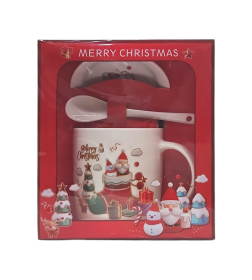 Набор, 3 пр.: кружка 380 мл, блюдце и ложка DA2274