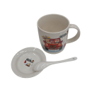 Набор, 3 пр.: кружка 380 мл, блюдце и ложка DA2275 (DA2275) 