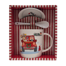 Набор, 3 пр.: кружка 380 мл, блюдце и ложка DA2275 (DA2275) 