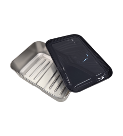 Ланч-бокс 21 х 14,5 х 7 см, нержавеющая сталь 18/10, полипропилен, синий 1100196 Essentials BergHOFF