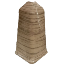 Наружный угол 67мм LL014 Катальпа с тиснением (упак 2шт)