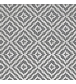 Коврик для ванной комнаты "Элемент" 0,65х12 м - "Ромбы" темно-серая