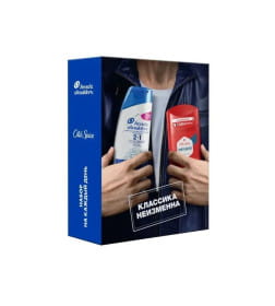 Набор: Хэд & Шолдерс шампунь 200мл осн ух 2в1+OS тв Вайтвотер50мл