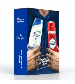 Набор: Хэд & Шолдерс шамп 200 осн ух2в1+OS г/д/д+шмп2в1 Вайтв250 