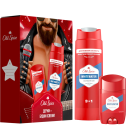 Набор: Олд Спайс Вайтвотер твердый 50мл + гель д/д+шамп 250мл
