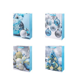 Пакет подарочный GB25-0010 18х8х23см микс