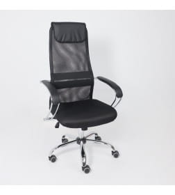 Кресло рабочее FIRST CH ткань/сетка, черный 124155