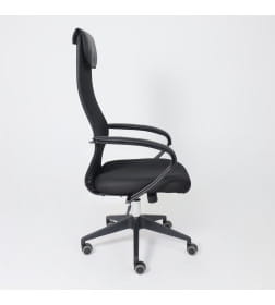 Кресло рабочее FIRST PL ткань/сетка, черный 124156