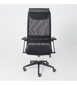 Кресло рабочее FIRST PL ткань/сетка, черный 124156