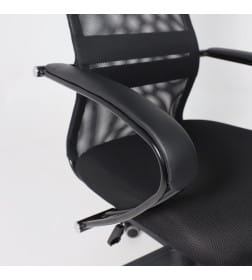 Кресло рабочее FIRST PL ткань/сетка, черный 124156