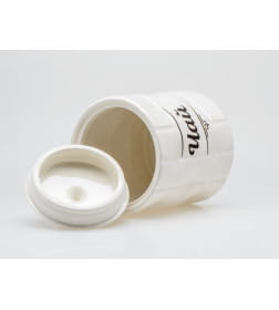 Банка для сыпучих продуктов керамическая "Чай" 850 мл/11,4*11,4*14,4 см QC24B37Ч