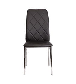 Стул ADELE экокожа, черный APU-004 хром 121448